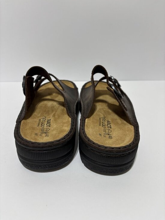 Women Naot Women’s Mikaela Crazy Horse Leather Sandals, Size US 9 M, EUR 40